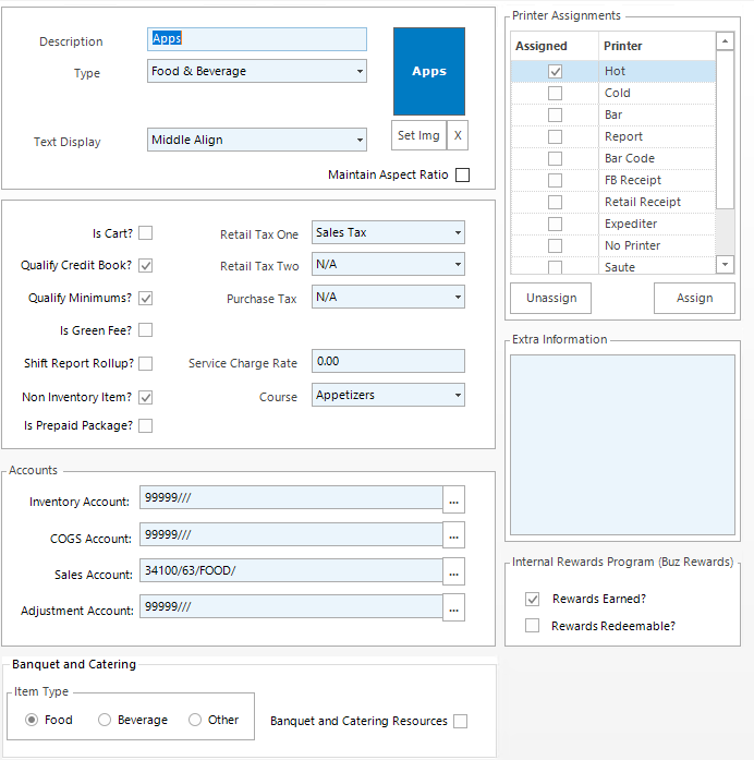Manage Inventory Categories - Buz Docs