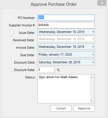 Purchase Orders - Buz Docs