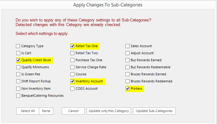 Manage Inventory Categories - Buz Docs
