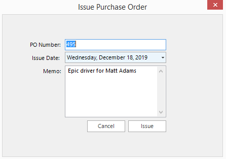 Purchase Orders - Buz Docs